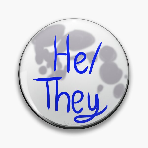 Item preview, Lunar He/They Pronouns designed and sold by funlittlewonders.