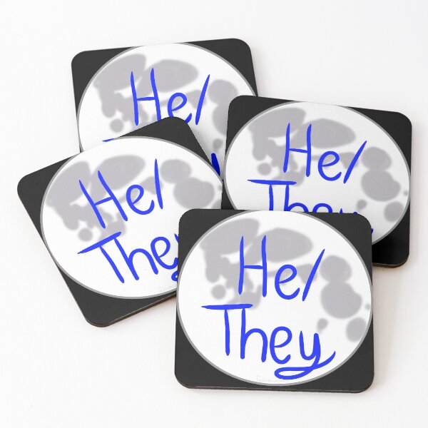Item preview, Lunar He/They Pronouns designed and sold by funlittlewonders.