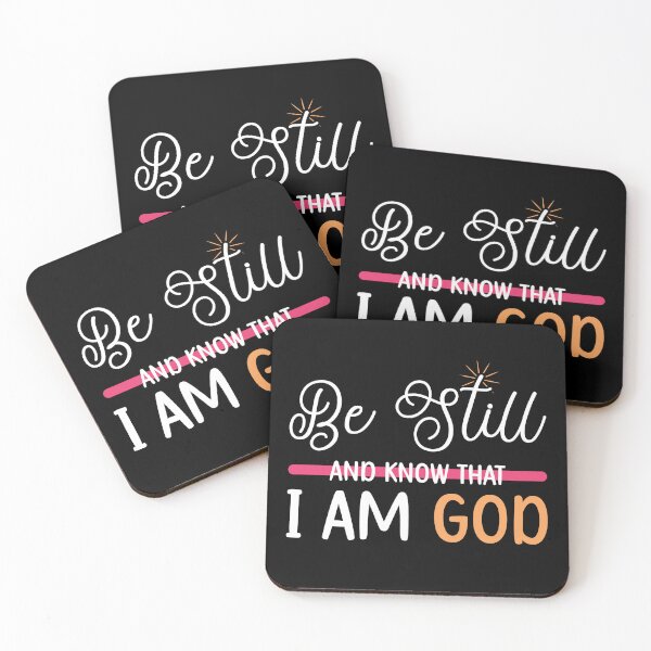 Item preview, Be Still Know That I Am God Christian designed and sold by mvernondesigns.