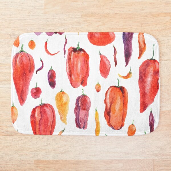 Item preview, hand painted colorful chili pepper arts  designed and sold by SelenePaintings .