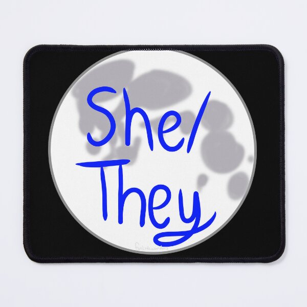 Item preview, Lunar She/They Pronouns designed and sold by funlittlewonders.