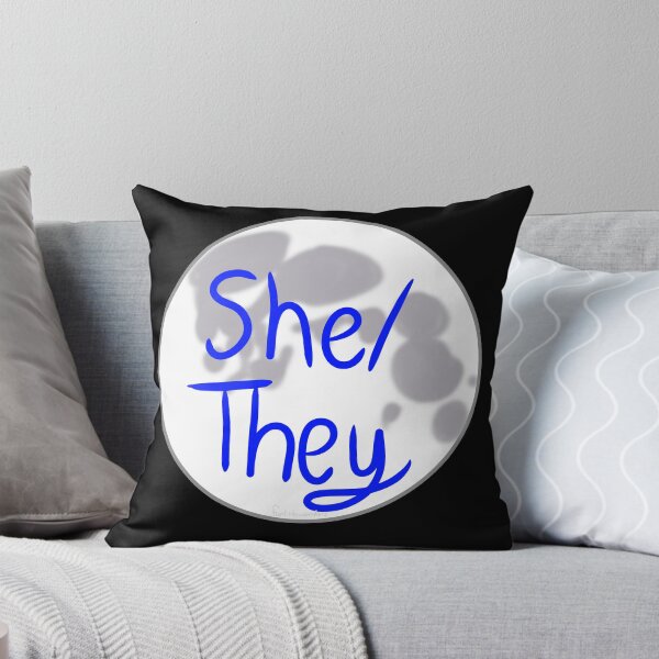 Item preview, Lunar She/They Pronouns designed and sold by funlittlewonders.