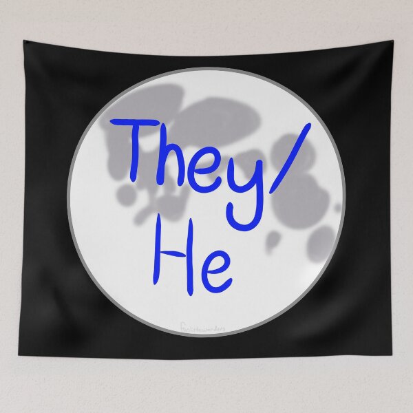 Item preview, Lunar They/He Pronouns designed and sold by funlittlewonders.
