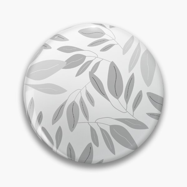Item preview, Delicate Leaves - Light Gray designed and sold by KBurnsArt.