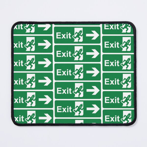 Item preview, Cactuar Exit Sign designed and sold by Sailio717.