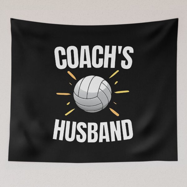 Item preview, funny volleyball - coach's husband designed and sold by RomualdGR.