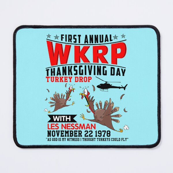 Item preview, First Annual Wkrp Turkey Drop, Thanksgiving With Les Nessman, Hot Search designed and sold by JudeSTORE1.