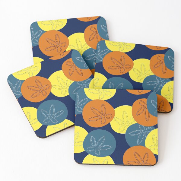 Item preview, Orange Sanddollar Pattern designed and sold by Krystal  Thomas.