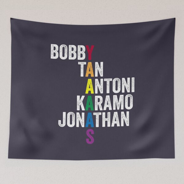 Item preview, Queer Eye Yaaas Fab 5 Names Slim Fit For Man For Girls Birthday T Gay Pride Trending designed and sold by sapazauggs.