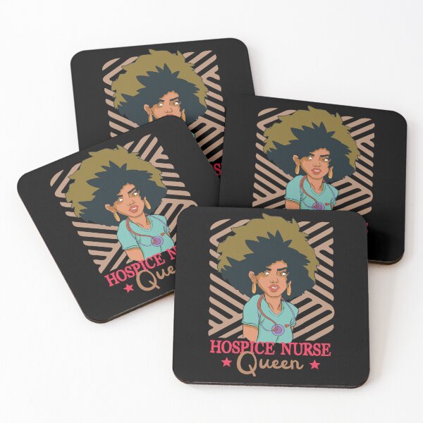Item preview, Hospice Nurse Afro Girl Art designed and sold by MrEddie10.