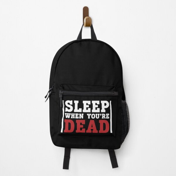 Item preview, Sleep When Youre Dead Funny Sarcasm designed and sold by mvernondesigns.
