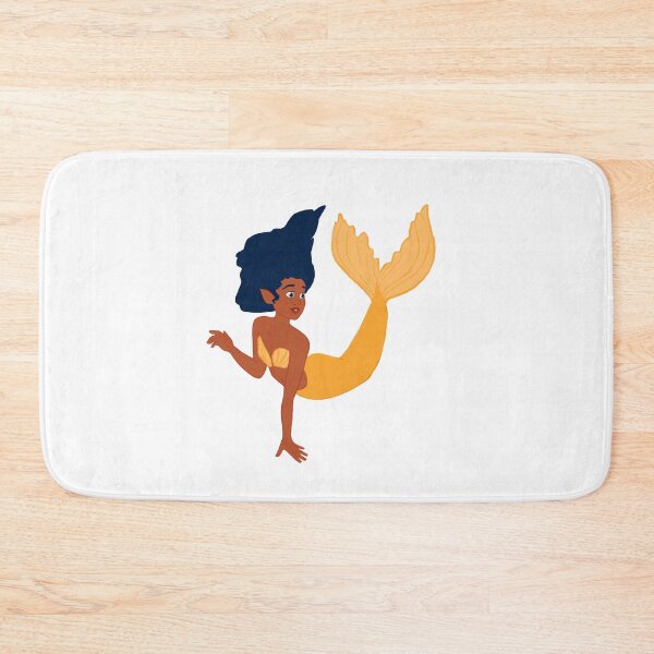 Item preview, Mermaid with yellow tail designed and sold by scribbli.