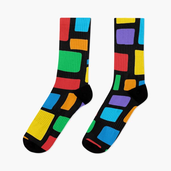 Item preview, Colorful Bricks Geometric Pattern designed and sold by anjanaartz.