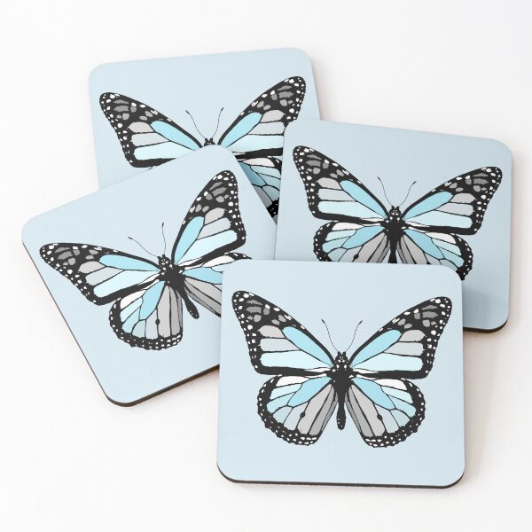 Item preview, cloudy day butterfly designed and sold by cosmicallyavg.