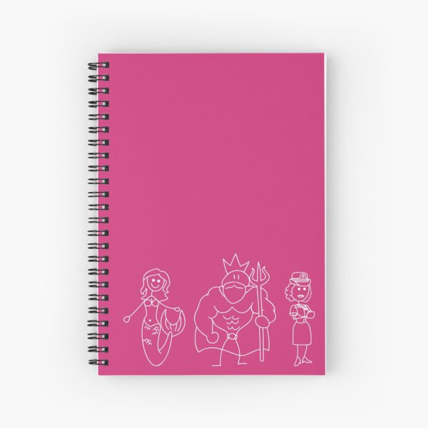 Me mother was a mermaid ! Spiral Notebook