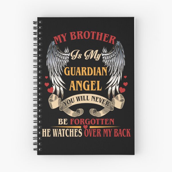 Item preview, MY BROTHER IS MY GUARDIAN ANGEL YOU WILL NEVER BE FORGOTTEN designed and sold by sobriowslen.