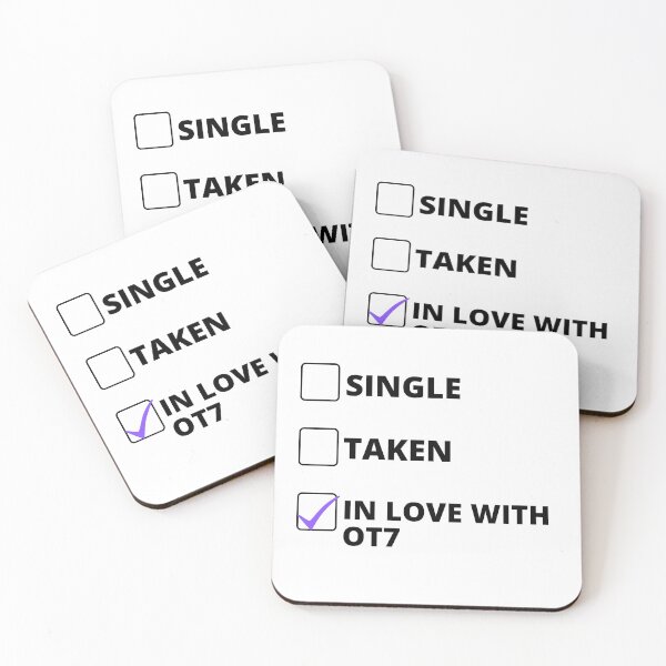 Item preview, IN LOVE WITH OT7 BTS Inspired Checklist designed and sold by Winterlock.