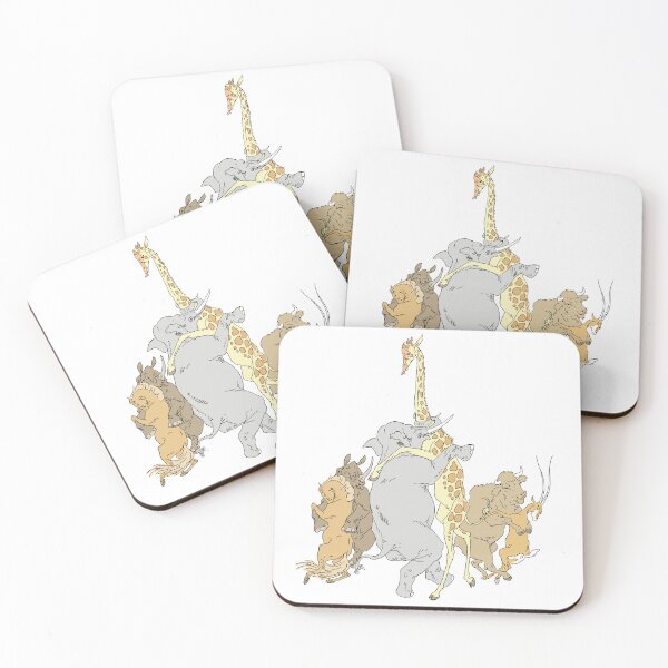 Item preview, Party Animals by Auguste Vimar 1893 designed and sold by ebrawne.