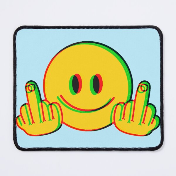 Item preview, Trippy F U yellow emoji designed and sold by Beeroclock.
