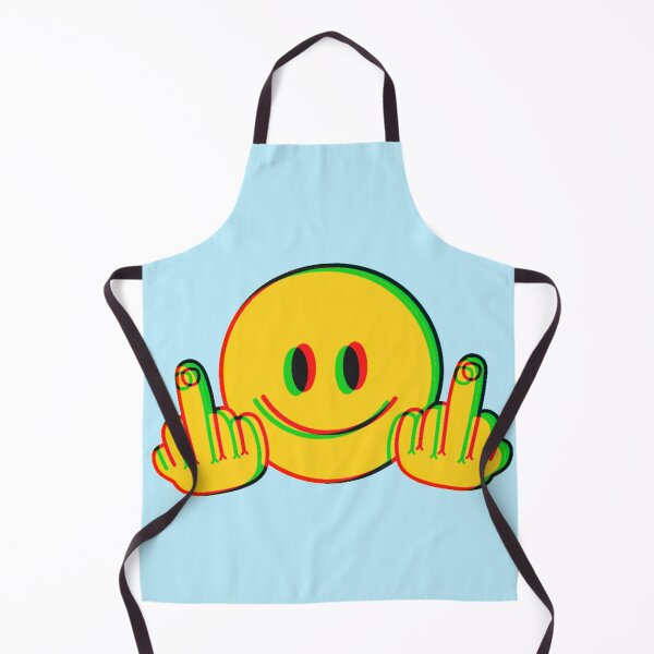 Item preview, Trippy F U yellow emoji designed and sold by Beeroclock.
