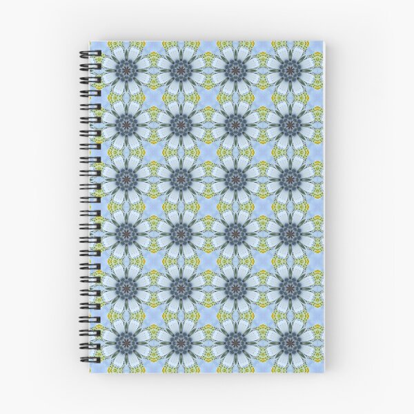 Item preview, Moraea ciliata 1.9 -  Blue Floral Sun Mosaic Pattern designed and sold by FRLF.