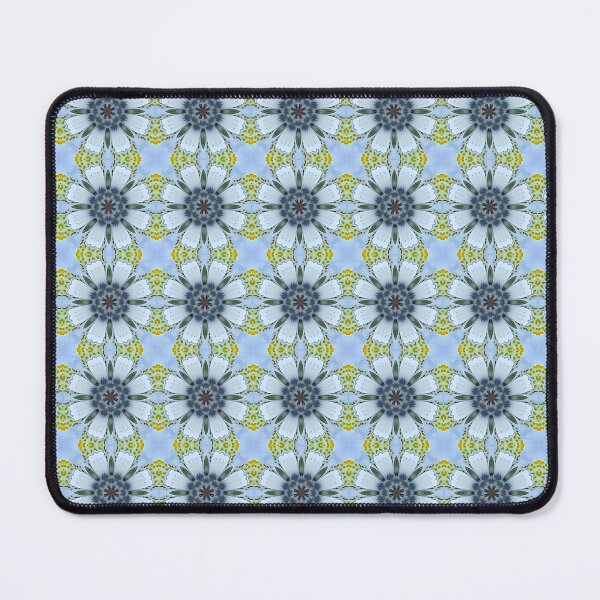 Item preview, Moraea ciliata 1.9 - Blue Floral Sun Mosaic Pattern designed and sold by FRLF.