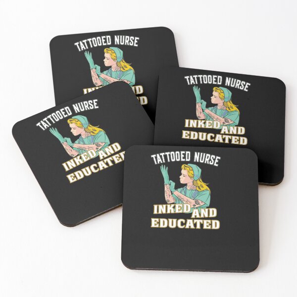 Item preview, TATTOOED NURSE INKED AND EDUCATED INKED NURSE designed and sold by sobriowslen.