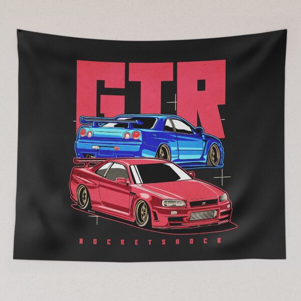Item preview, skyline r34 gtr godzilla jdm japan paul walker fast and furious designed and sold by Rocket Shock.