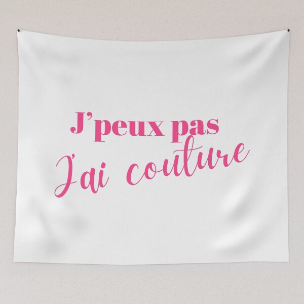Item preview, I can't, I sew in pink designed and sold by PausePapote.