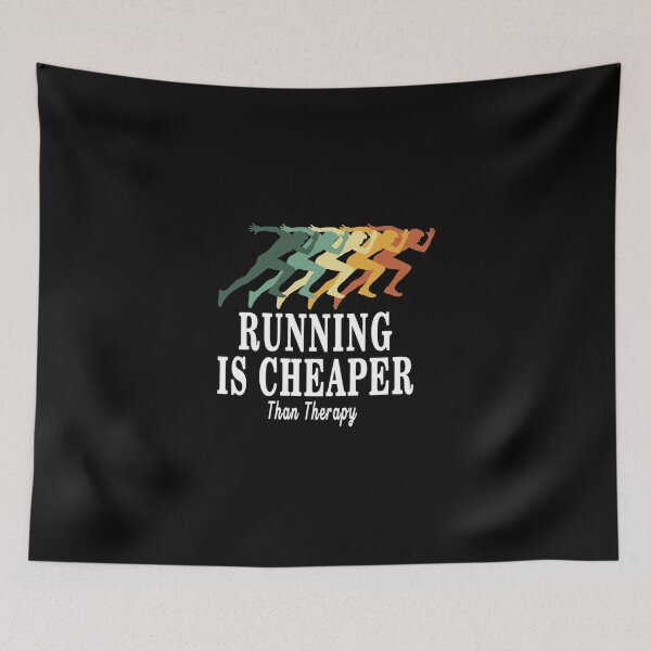 Item preview, Running Is Cheaper Than Therapy Classic T-Shirt designed and sold by dianemiriami6.