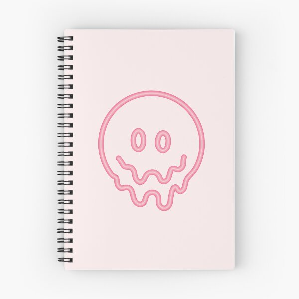 Item preview, neon pink melting emoji designed and sold by Beeroclock.
