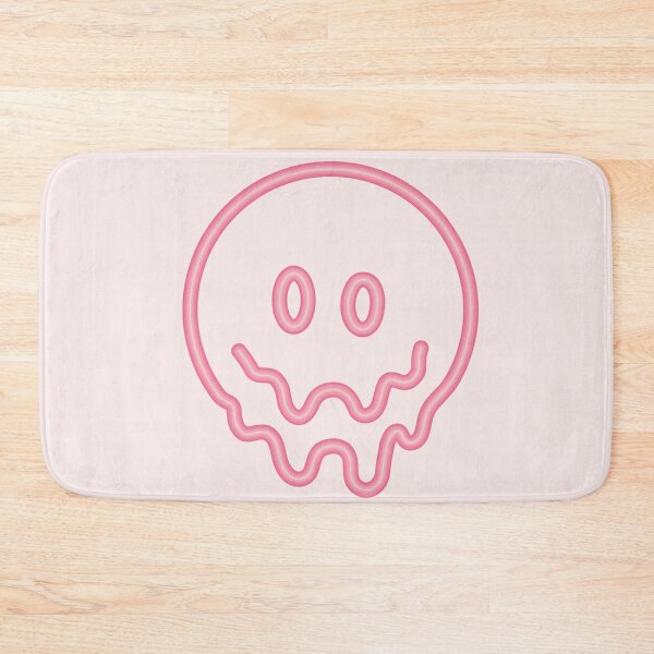 Item preview, neon pink melting emoji designed and sold by Beeroclock.