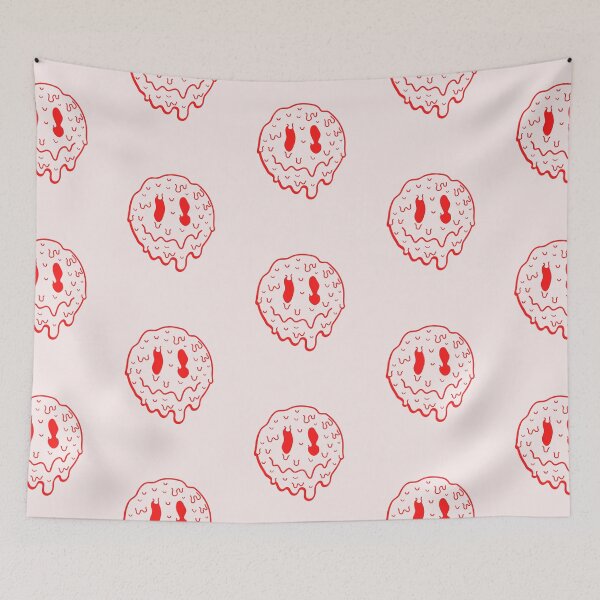 Item preview, funny red melting emoji designed and sold by Beeroclock.