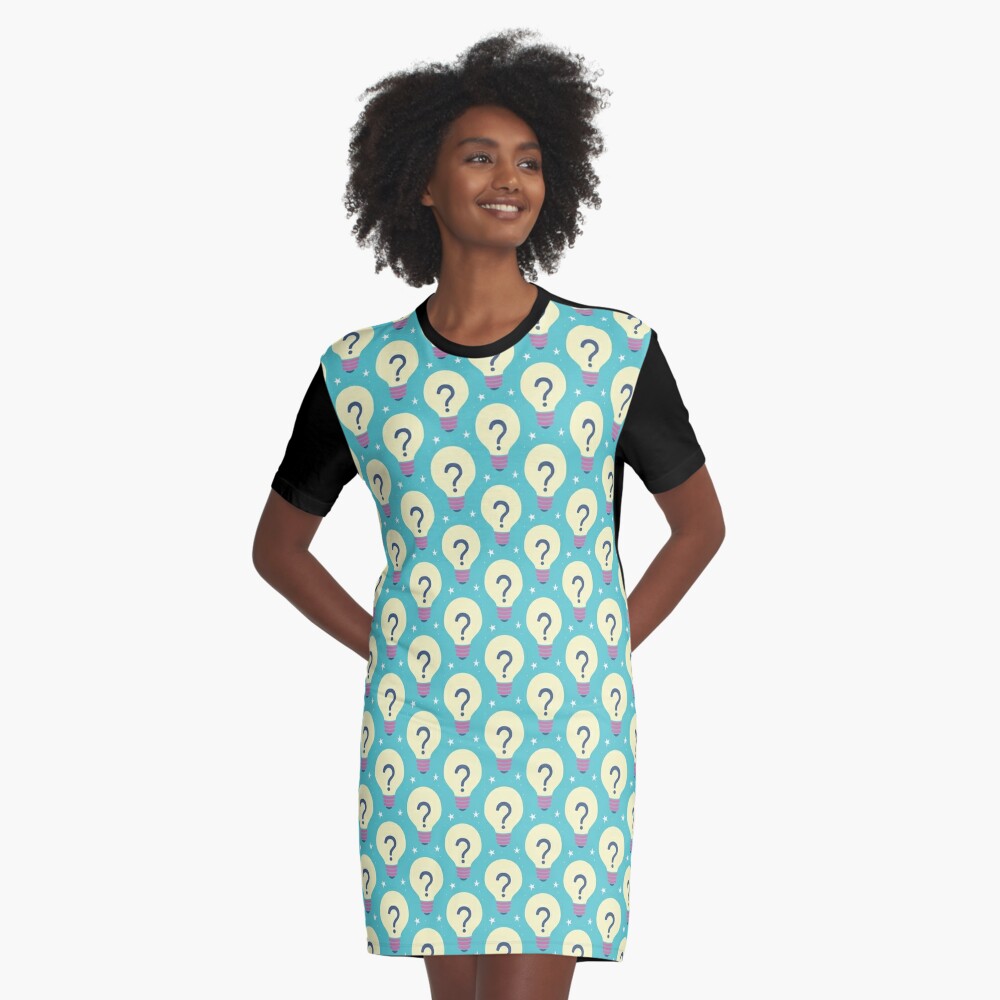 Item preview, Graphic T-Shirt Dress designed and sold by petitspixels.