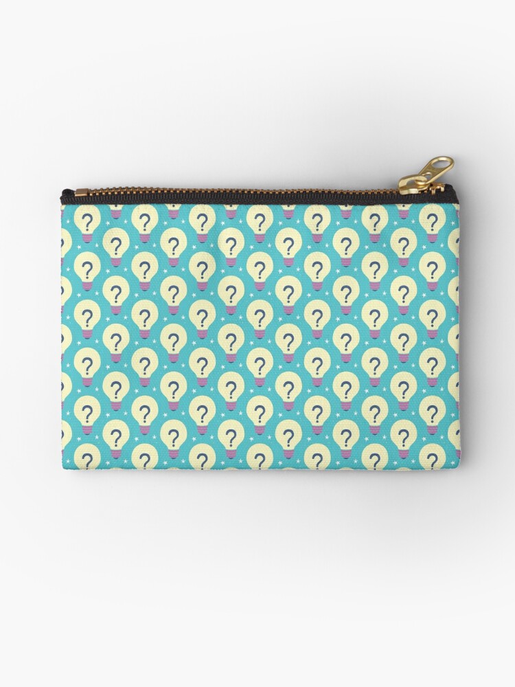 Zipper Pouch, Looking for new ideas designed and sold by petitspixels