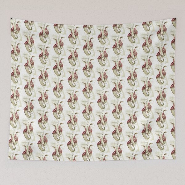 Item preview, Pitcher Plant ,Botanical illustration. designed and sold by RetroUrsula.