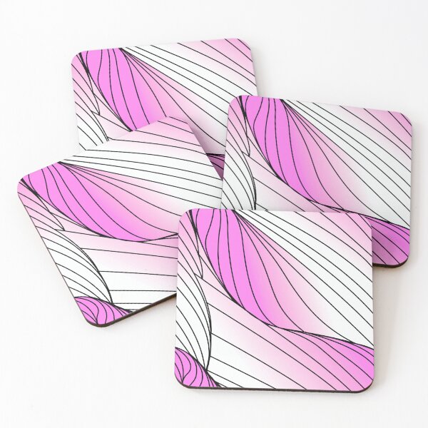 Item preview, Leafy Pink Wave  designed and sold by OCarciente.