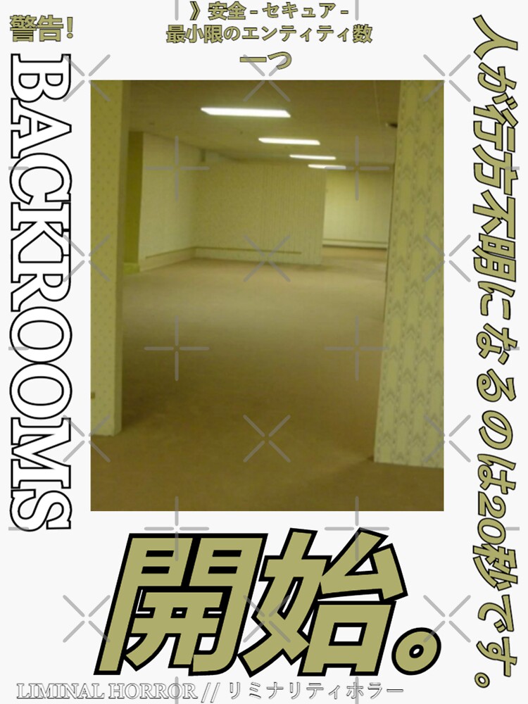 The Backrooms all level 0-999.  Home decor decals, The creator