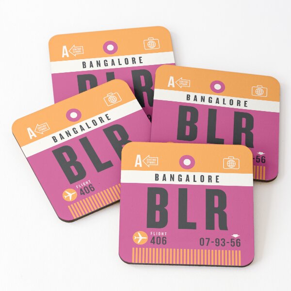 Item preview, Luggage Tag A - BLR Bangalore India designed and sold by VoodooCircus.