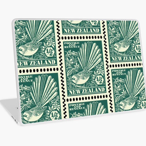 Item preview, Vintage New Zealand Fantail Stamp designed and sold by Kiwidom.