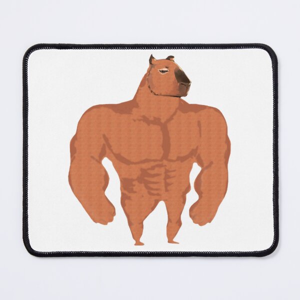 Item preview, Buff Capybara designed and sold by Mino Shop.