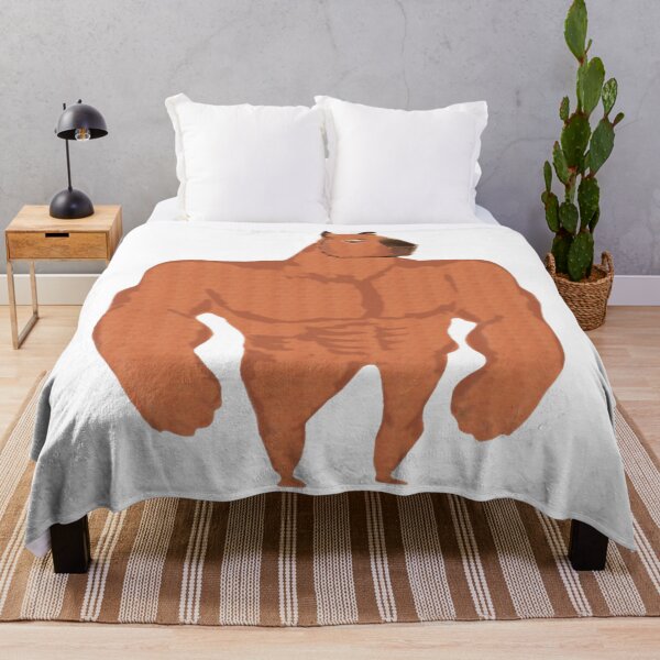 Item preview, Buff Capybara designed and sold by Mino Shop.