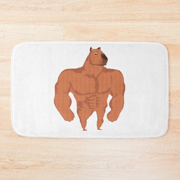 Item preview, Buff Capybara designed and sold by Mino Shop.