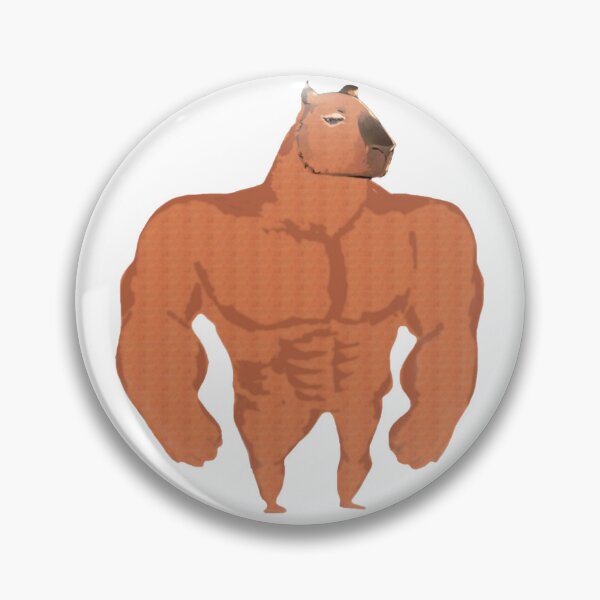 Item preview, Buff Capybara designed and sold by Mino Shop.