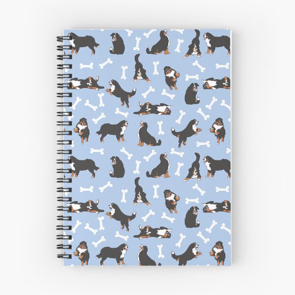 Item preview, Playing Bernese Mountain Dog - Blue Background designed and sold by Lulupainting.