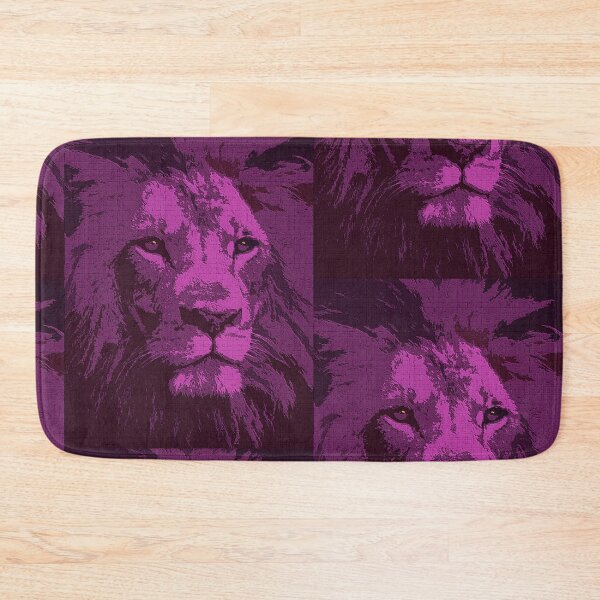 Item preview,  A Violet Lion Face Head Portrait designed and sold by GR-ART.