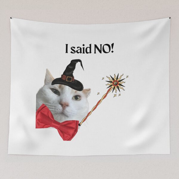 Item preview, Grouchy Wizard Cat designed and sold by Sophia-Adams.