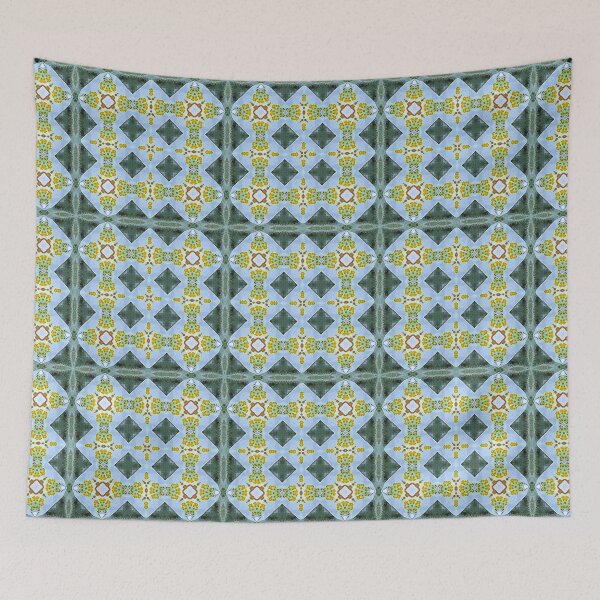 Item preview, Moraea ciliata 1.10 -  Green and Yellow Celtic Weave Pattern designed and sold by FRLF.
