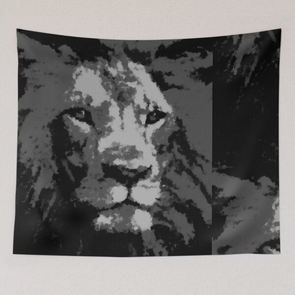 Item preview, Lion Face Head Portrait - Lion Painting designed and sold by GR-ART.
