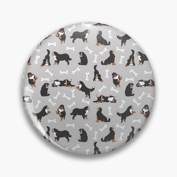 Item preview, Playing Bernese Mountain Dog - Gray Background designed and sold by Lulupainting.
